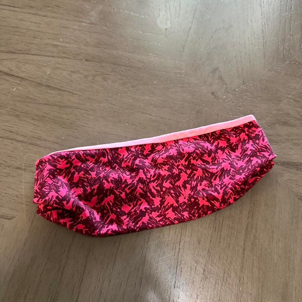 Lululemon pink headband yoga fitness